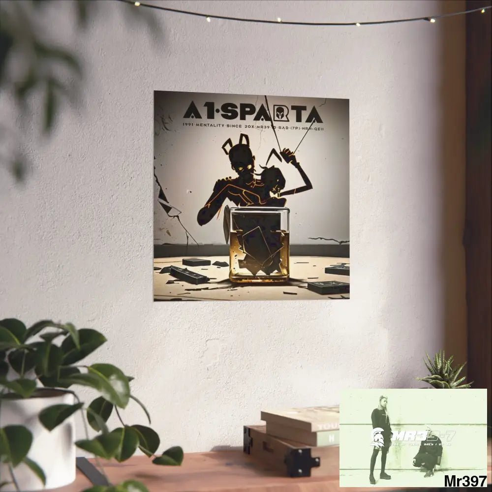 Banksy Style Dahab Gold scene 2 “Breaking the Glasses” no 8 Fine Art Posters Poster