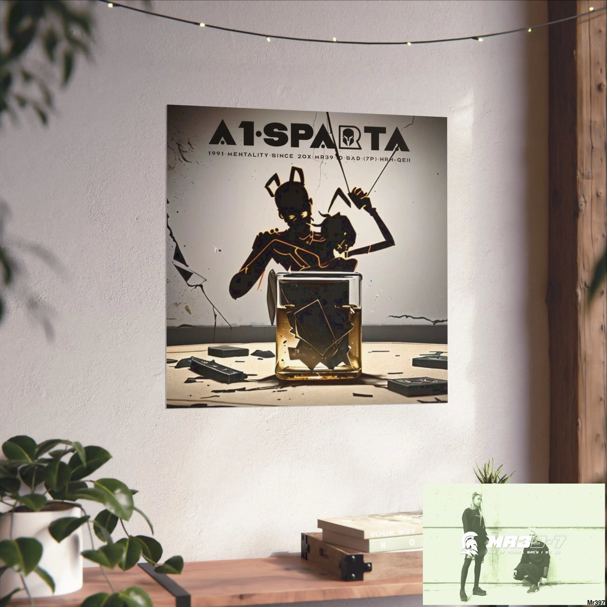 Banksy Style Dahab Gold scene 2 “Breaking the Glasses” no 8 Fine Art Posters Poster