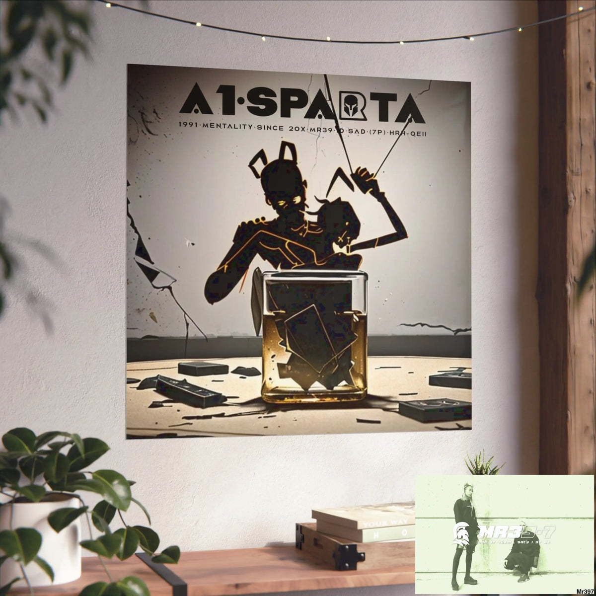 Banksy Style Dahab Gold scene 2 “Breaking the Glasses” no 8 Fine Art Posters Poster