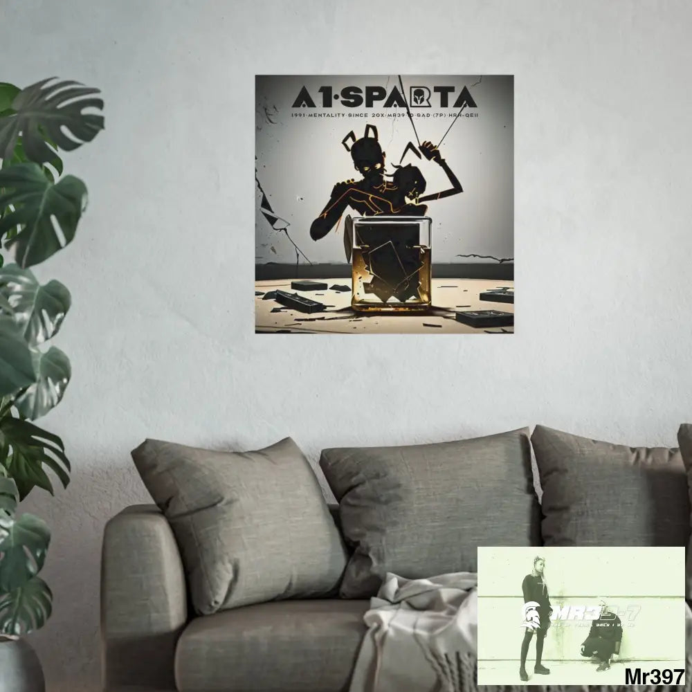 Banksy Style Dahab Gold scene 2 “Breaking the Glasses” no 8 Fine Art Posters Poster