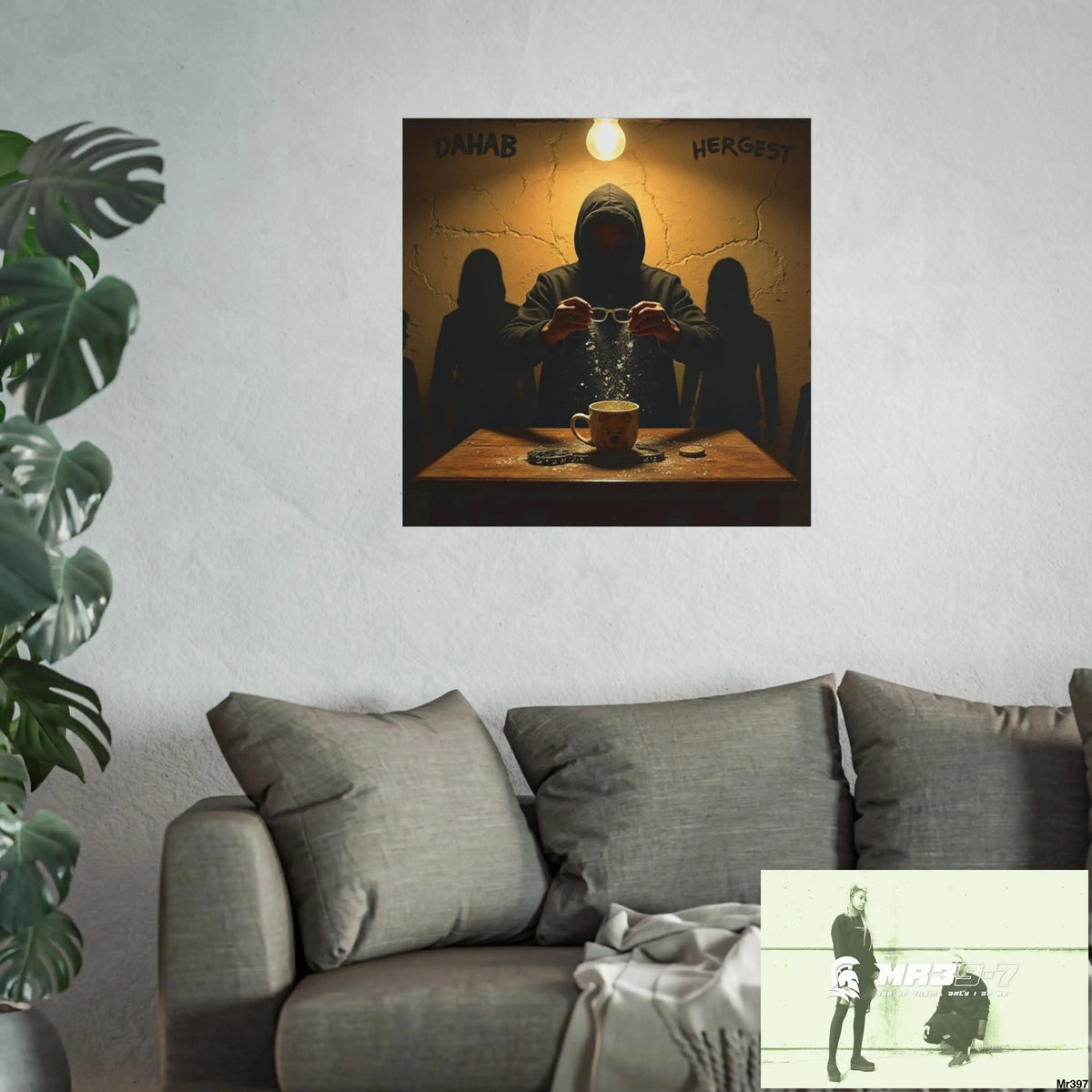 Banksy Style Dahab Gold scene 2 “Breaking the Glasses” no 2 Fine Art Posters Poster