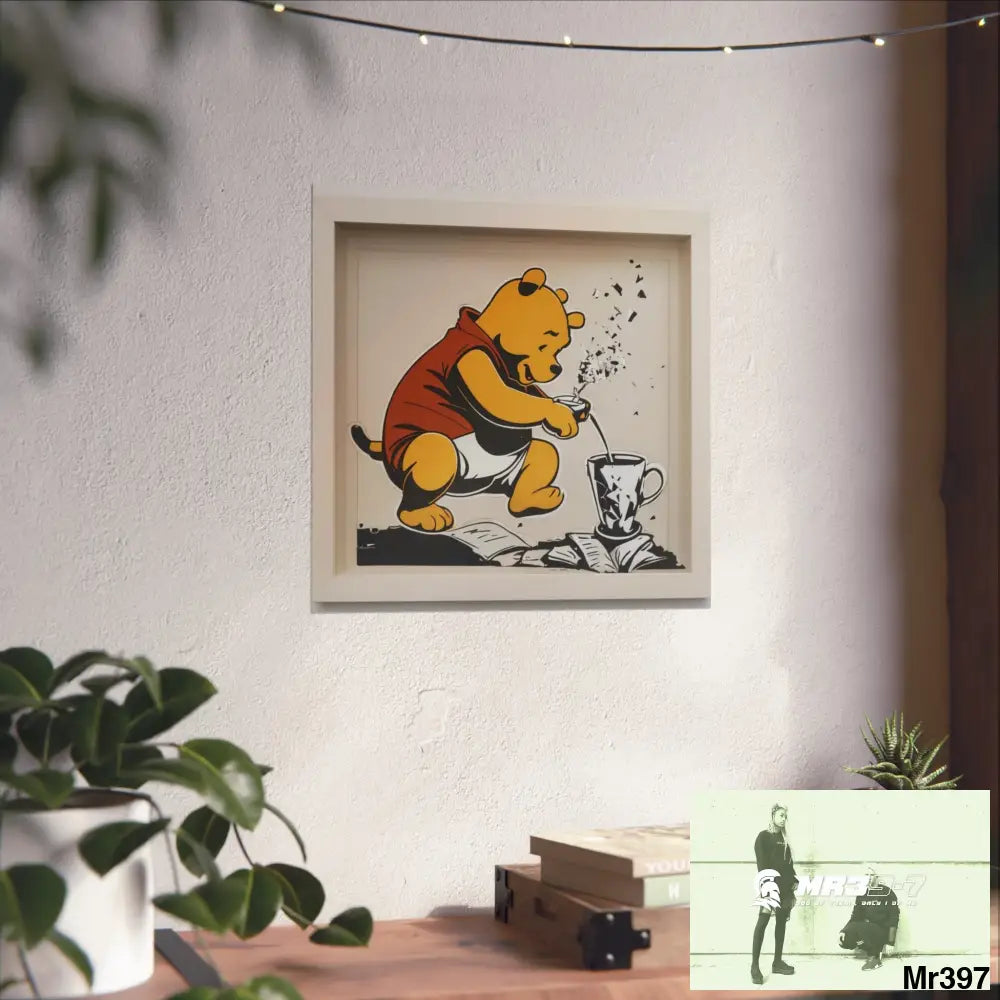 Banksy Style DAHAB GOLD — SCENE 3 “Filling the Tigger Cup” no 1 Fine Art Posters Poster