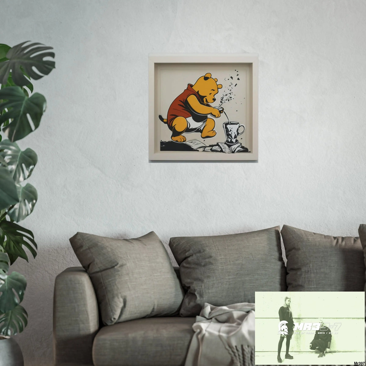 Banksy Style DAHAB GOLD — SCENE 3 “Filling the Tigger Cup” no 1 Fine Art Posters Poster