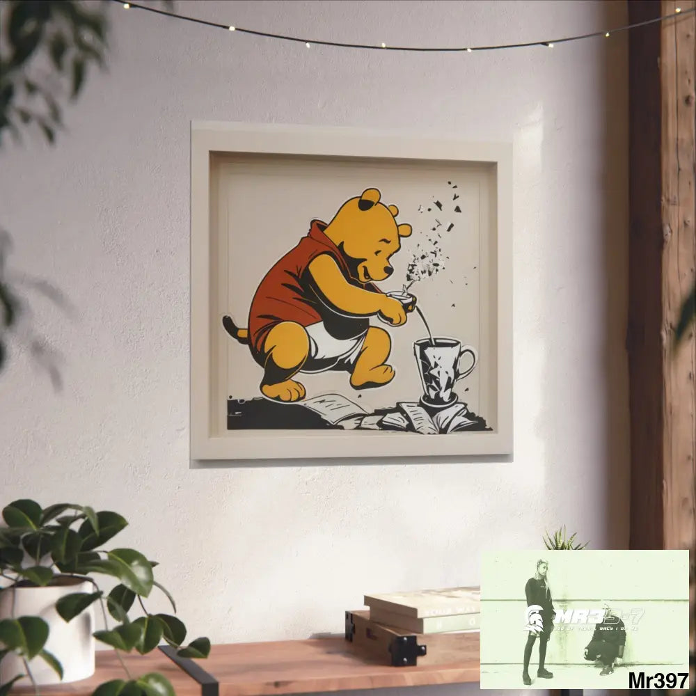 Banksy Style DAHAB GOLD — SCENE 3 “Filling the Tigger Cup” no 1 Fine Art Posters Poster
