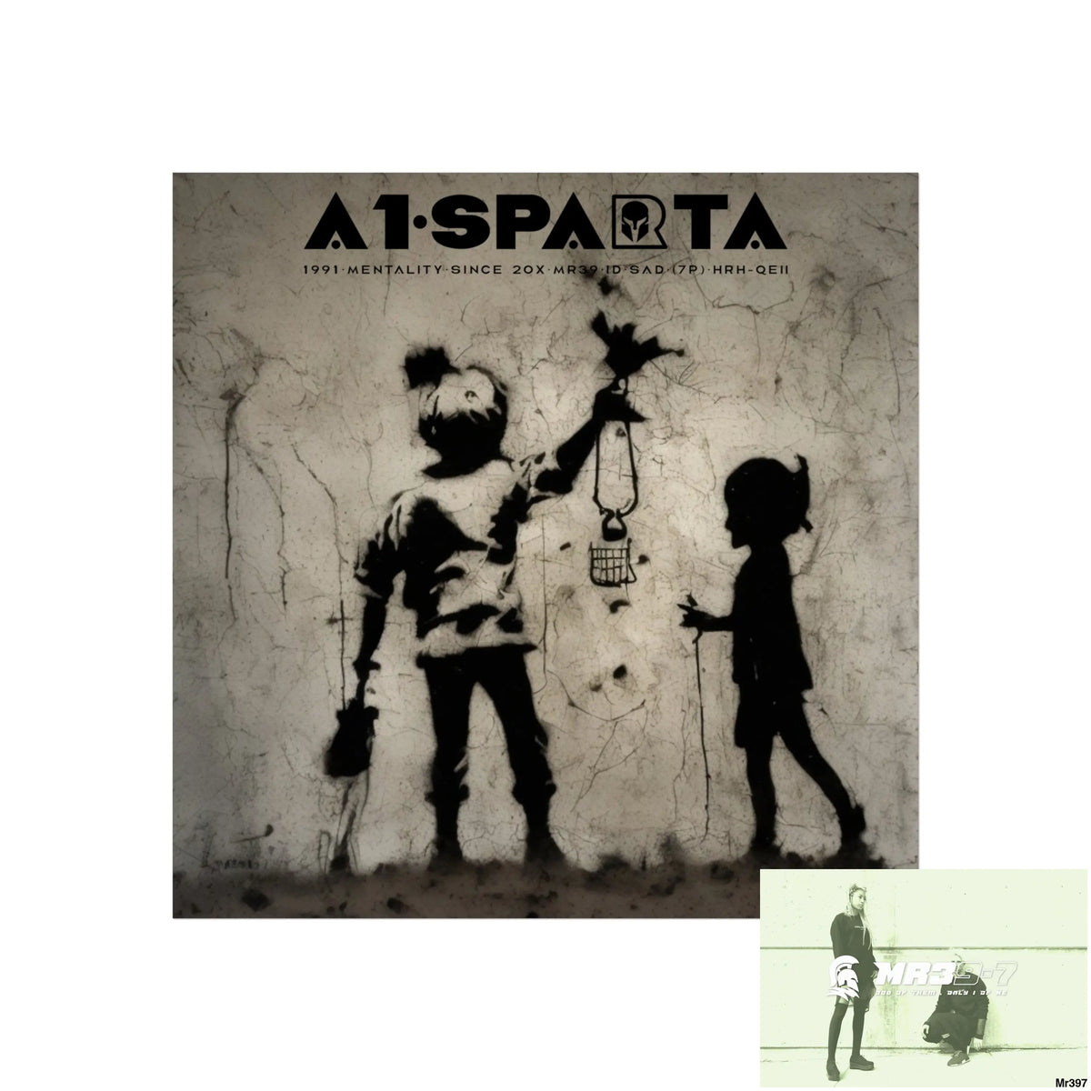 Banksy Style DAHAB GOLD — SCENE 4 Chain Around the Neck no 4 Fine Art Posters 16″ x 16″ / Matte Poster