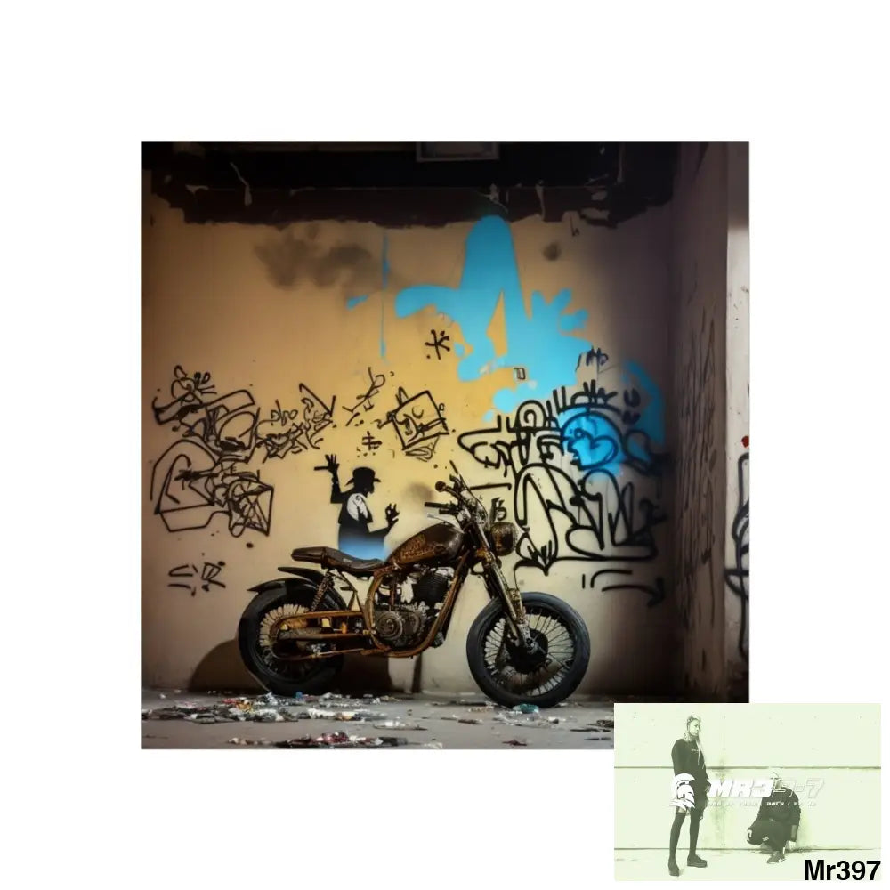 Banksy Style DAHAB GOLD SCENE 7“The Table Test – The Cup The Penny The Chain & The Instructions” no 8 Fine Art Posters