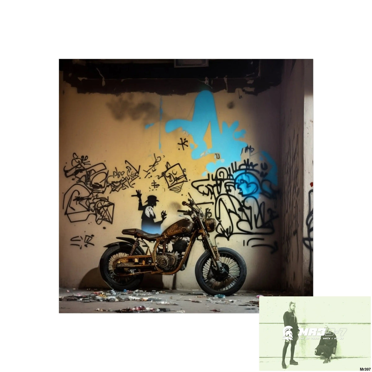Banksy Style DAHAB GOLD SCENE 7“The Table Test – The Cup The Penny The Chain & The Instructions” no 8 Fine Art Posters