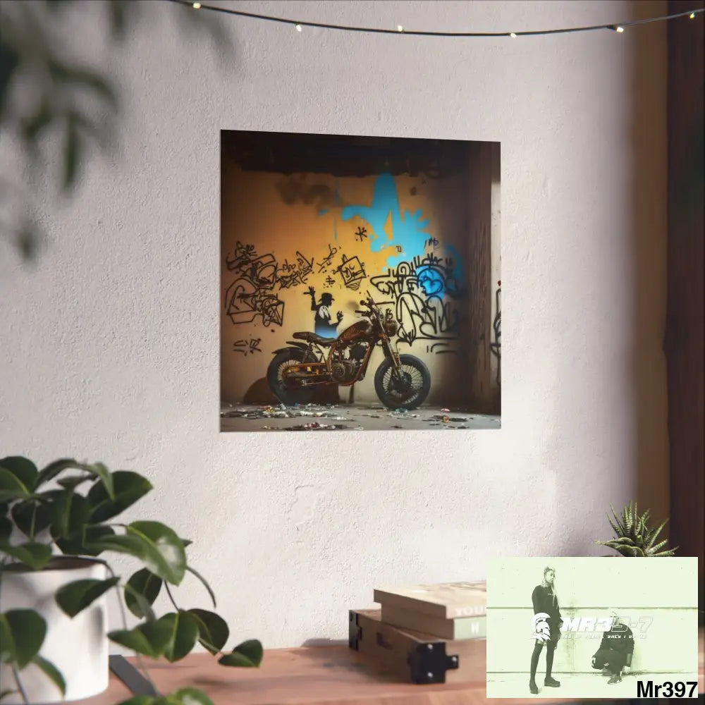 Banksy Style DAHAB GOLD SCENE 7“The Table Test – The Cup The Penny The Chain & The Instructions” no 8 Fine Art Posters