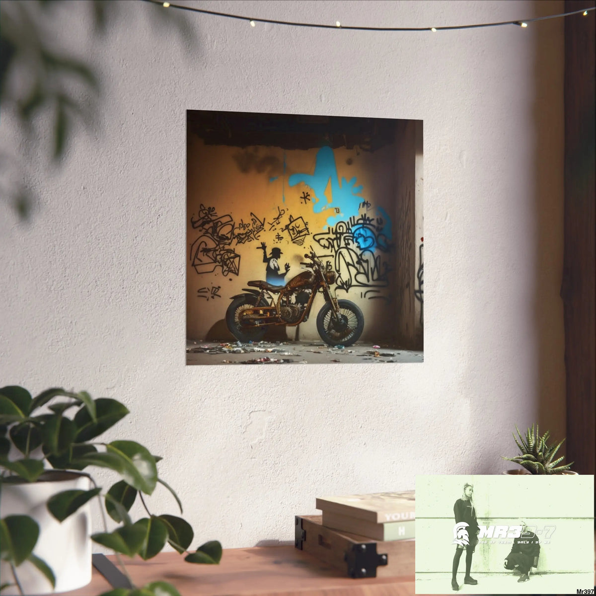 Banksy Style DAHAB GOLD SCENE 7“The Table Test – The Cup The Penny The Chain & The Instructions” no 8 Fine Art Posters