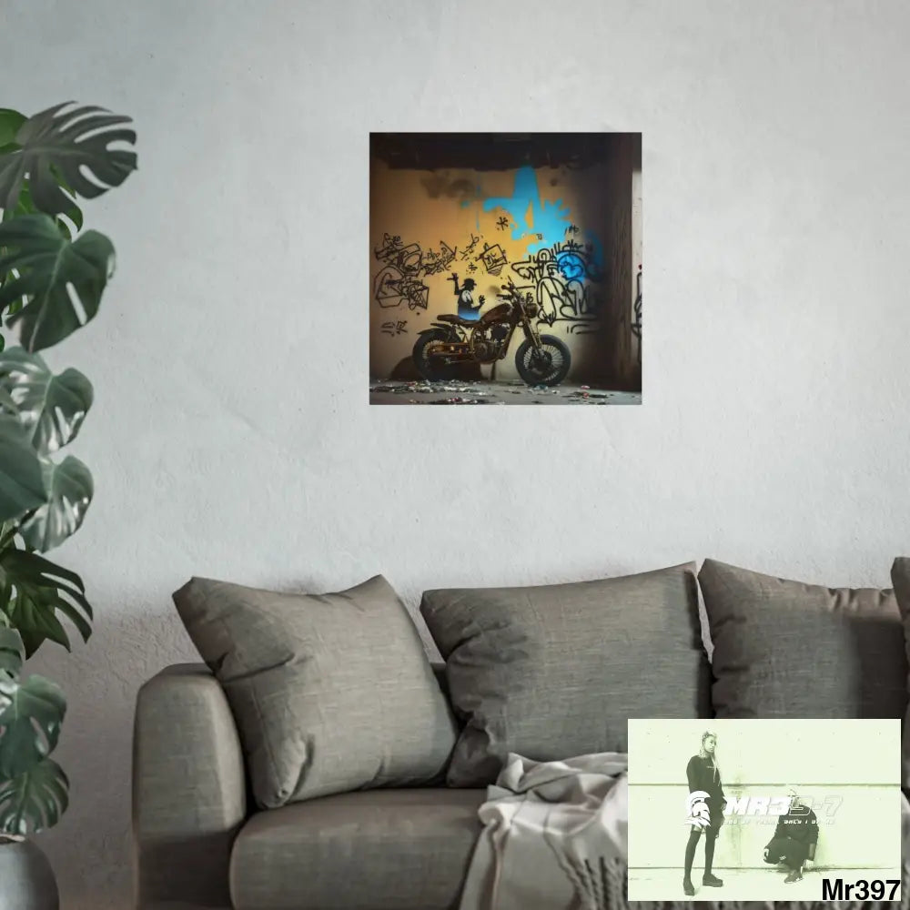 Banksy Style DAHAB GOLD SCENE 7“The Table Test – The Cup The Penny The Chain & The Instructions” no 8 Fine Art Posters