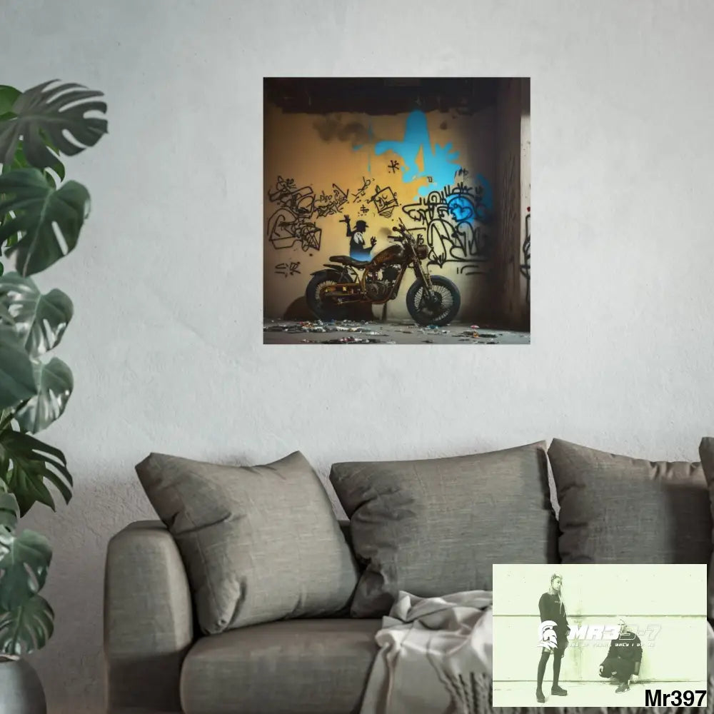 Banksy Style DAHAB GOLD SCENE 7“The Table Test – The Cup The Penny The Chain & The Instructions” no 8 Fine Art Posters