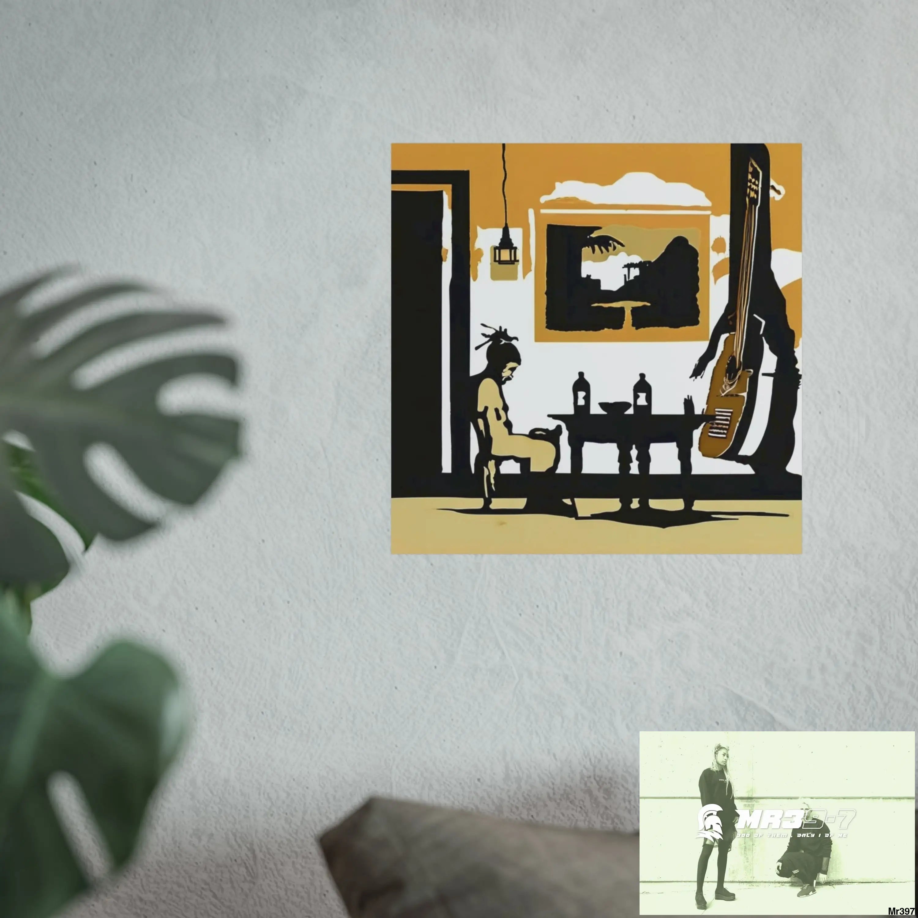 Banksy Style DAHAB GOLD SCENE 8 “The Suitcase The Saws The Rope The Goodbye The Break no 1 Fine Art Posters Poster