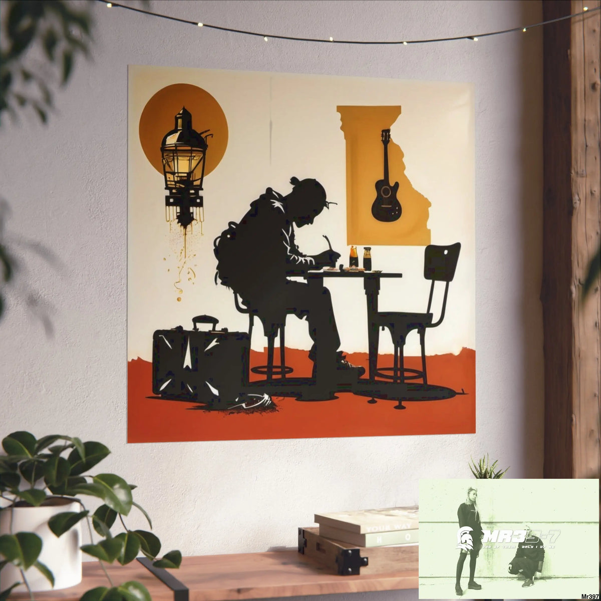 Banksy Style DAHAB GOLD SCENE 8 “The Suitcase The Saws The Rope The Goodbye The Break no 2 Fine Art Posters Poster