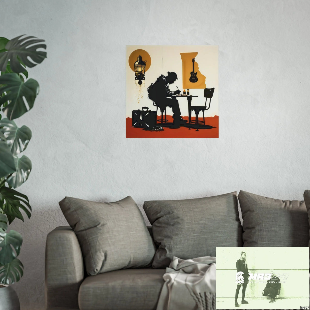 Banksy Style DAHAB GOLD SCENE 8 “The Suitcase The Saws The Rope The Goodbye The Break no 2 Fine Art Posters Poster