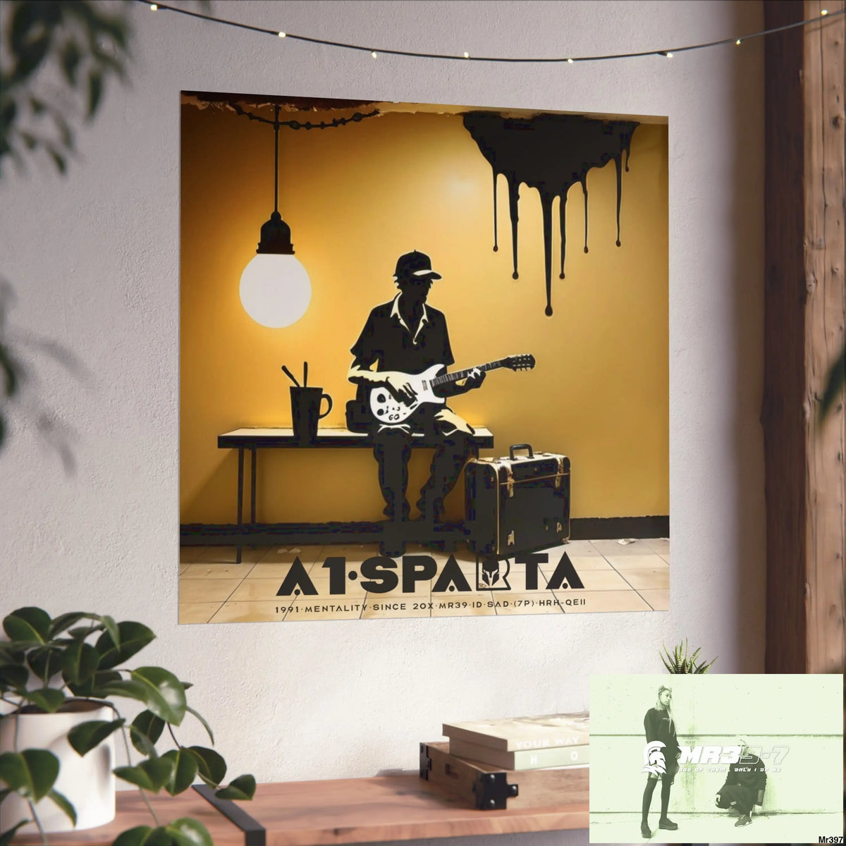 Banksy Style DAHAB GOLD SCENE 8 “The Suitcase The Saws The Rope The Goodbye The Break no 5 Fine Art Posters Poster