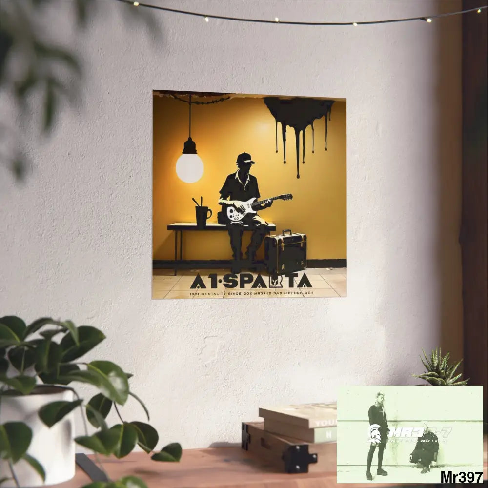 Banksy Style DAHAB GOLD SCENE 8 “The Suitcase The Saws The Rope The Goodbye The Break no 5 Fine Art Posters Poster