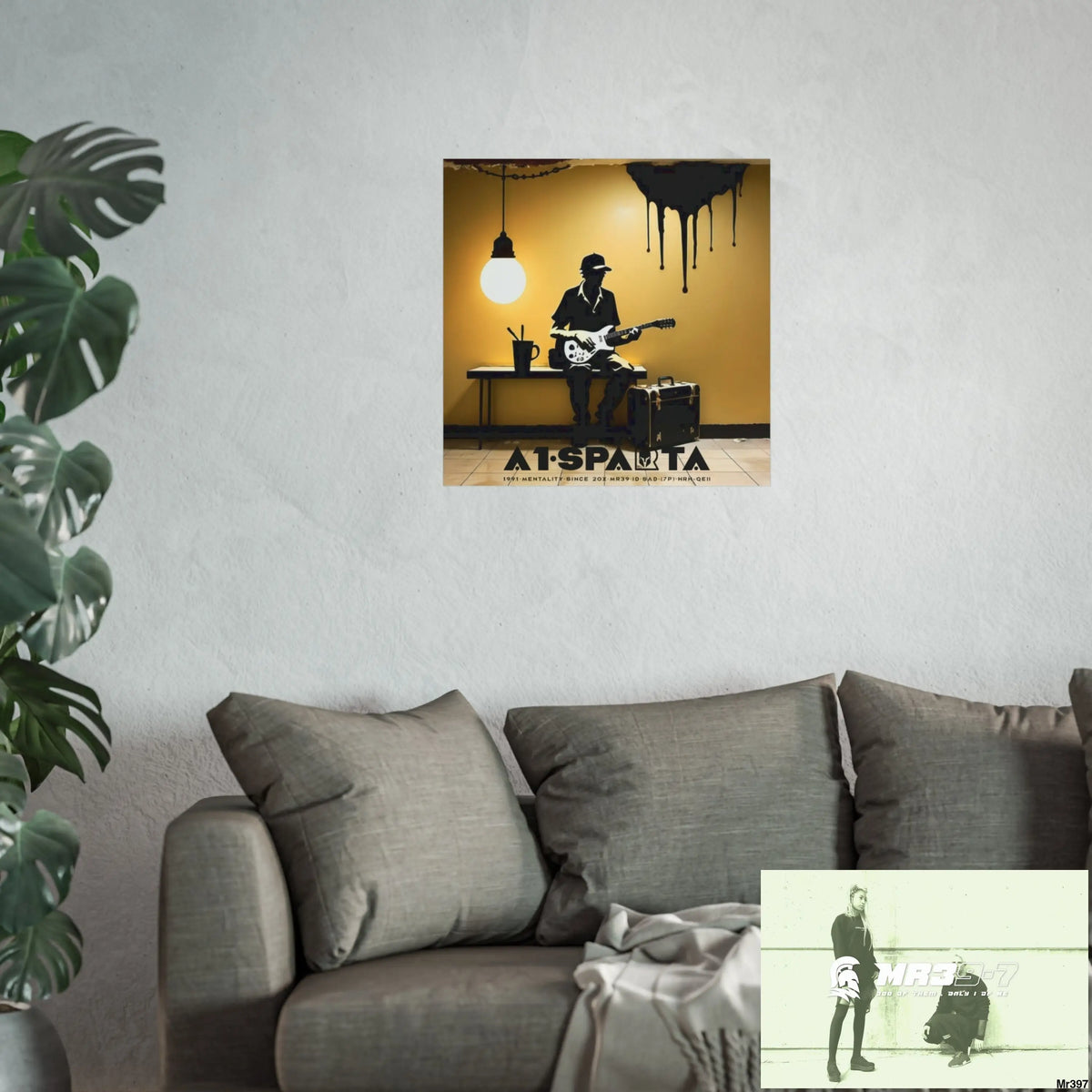 Banksy Style DAHAB GOLD SCENE 8 “The Suitcase The Saws The Rope The Goodbye The Break no 5 Fine Art Posters Poster