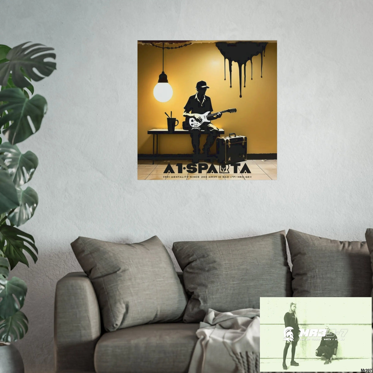 Banksy Style DAHAB GOLD SCENE 8 “The Suitcase The Saws The Rope The Goodbye The Break no 5 Fine Art Posters Poster