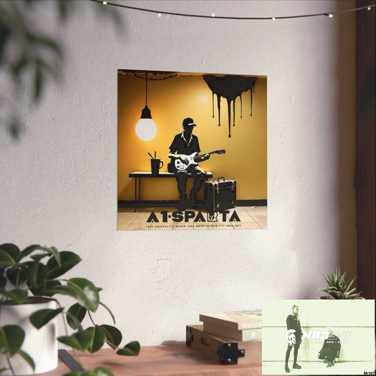 Banksy Style DAHAB GOLD SCENE 8 “The Suitcase The Saws The Rope The Goodbye The Break no 5 Fine Art Posters Poster