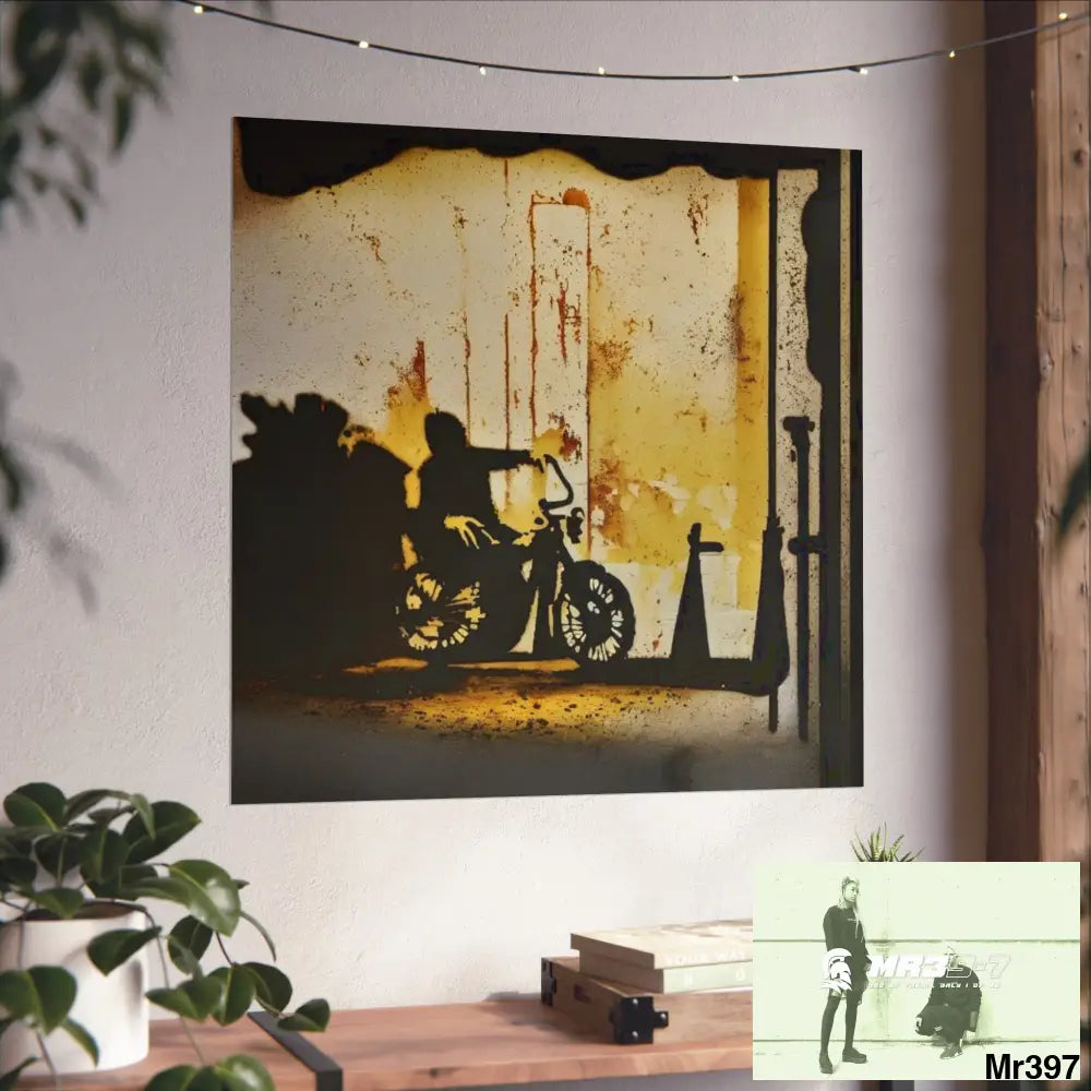 Banksy Style DAHAB GOLD SCENE 8 “The Suitcase The Saws The Rope The Goodbye The Break no 7 Fine Art Posters Poster