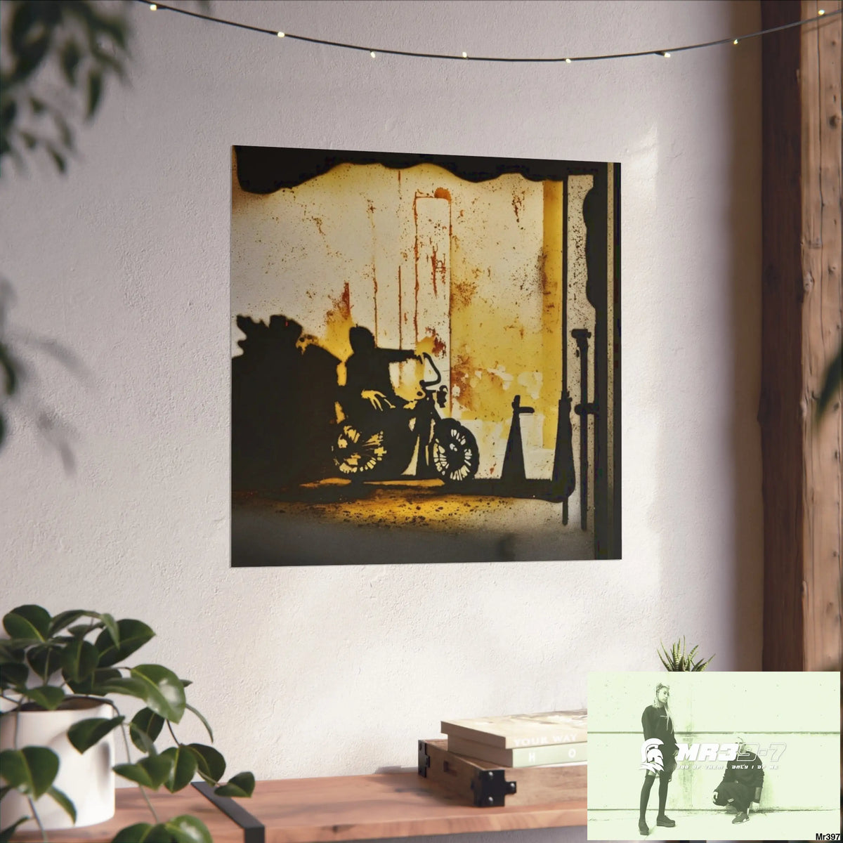 Banksy Style DAHAB GOLD SCENE 8 “The Suitcase The Saws The Rope The Goodbye The Break no 7 Fine Art Posters Poster