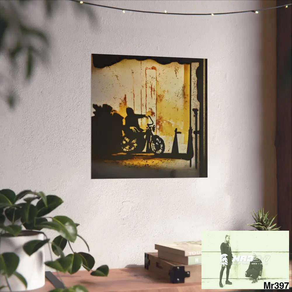 Banksy Style DAHAB GOLD SCENE 8 “The Suitcase The Saws The Rope The Goodbye The Break no 7 Fine Art Posters Poster