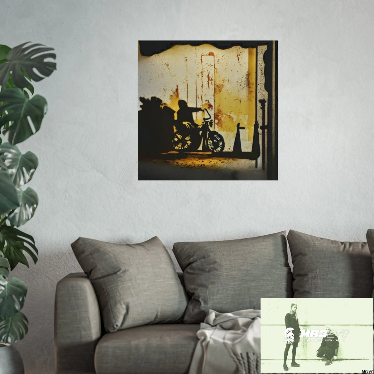 Banksy Style DAHAB GOLD SCENE 8 “The Suitcase The Saws The Rope The Goodbye The Break no 7 Fine Art Posters Poster