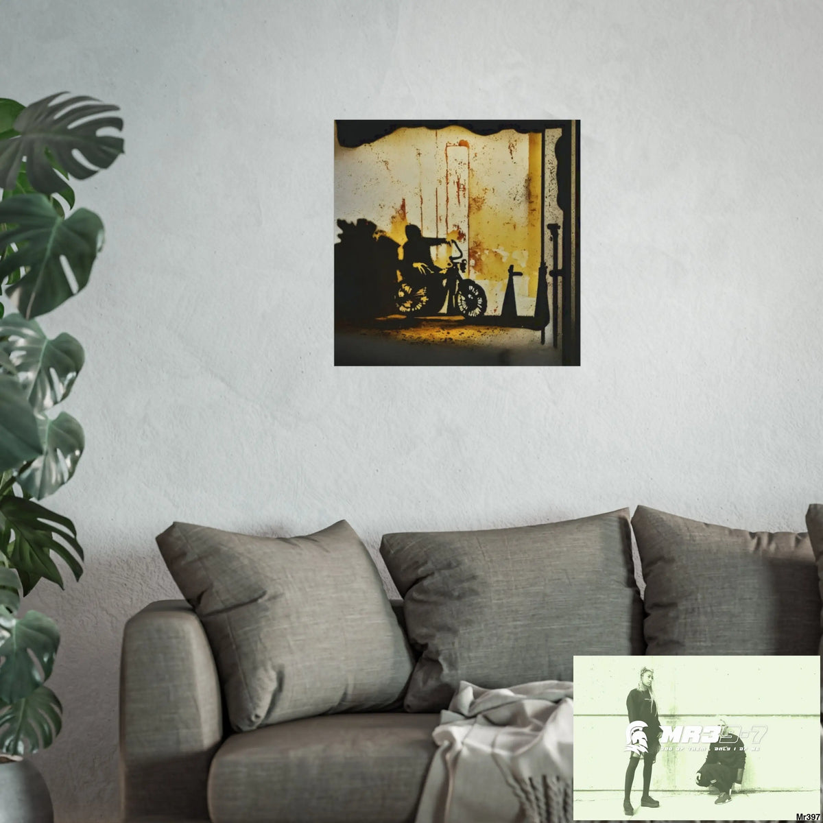 Banksy Style DAHAB GOLD SCENE 8 “The Suitcase The Saws The Rope The Goodbye The Break no 7 Fine Art Posters Poster