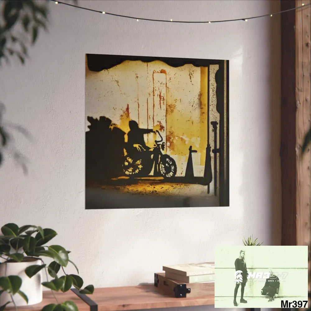 Banksy Style DAHAB GOLD SCENE 8 “The Suitcase The Saws The Rope The Goodbye The Break no 7 Fine Art Posters Poster