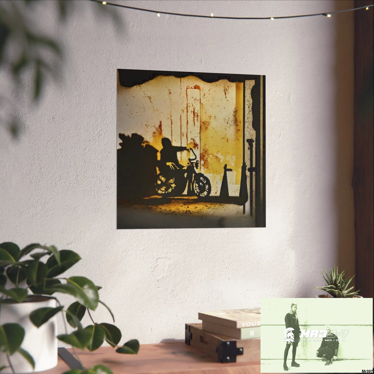 Banksy Style DAHAB GOLD SCENE 8 “The Suitcase The Saws The Rope The Goodbye The Break no 7 Fine Art Posters Poster