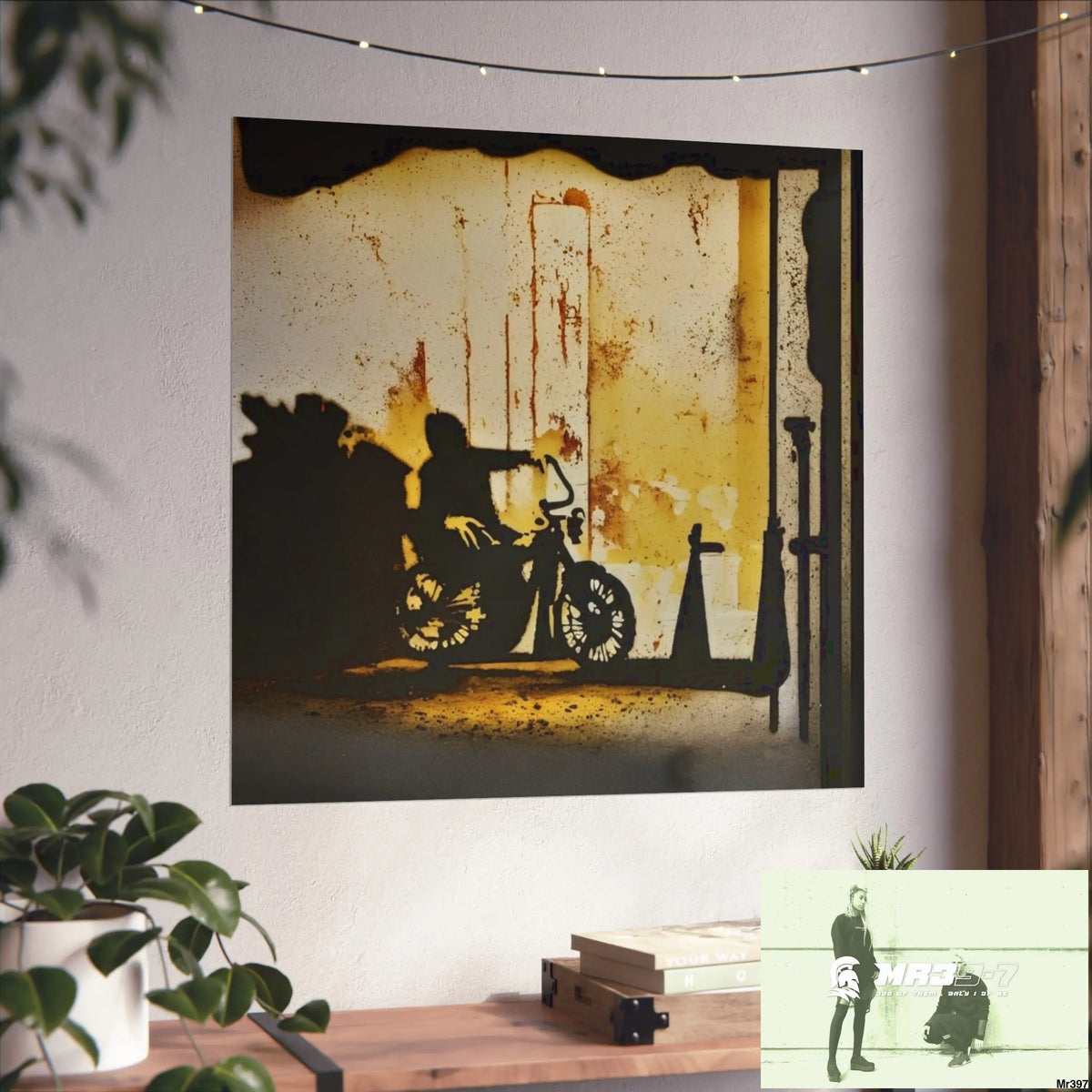 Banksy Style DAHAB GOLD SCENE 8 “The Suitcase The Saws The Rope The Goodbye The Break no 7 Fine Art Posters Poster