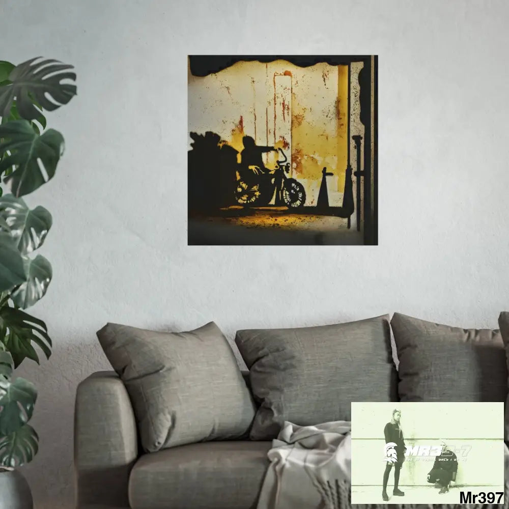 Banksy Style DAHAB GOLD SCENE 8 “The Suitcase The Saws The Rope The Goodbye The Break no 7 Fine Art Posters Poster