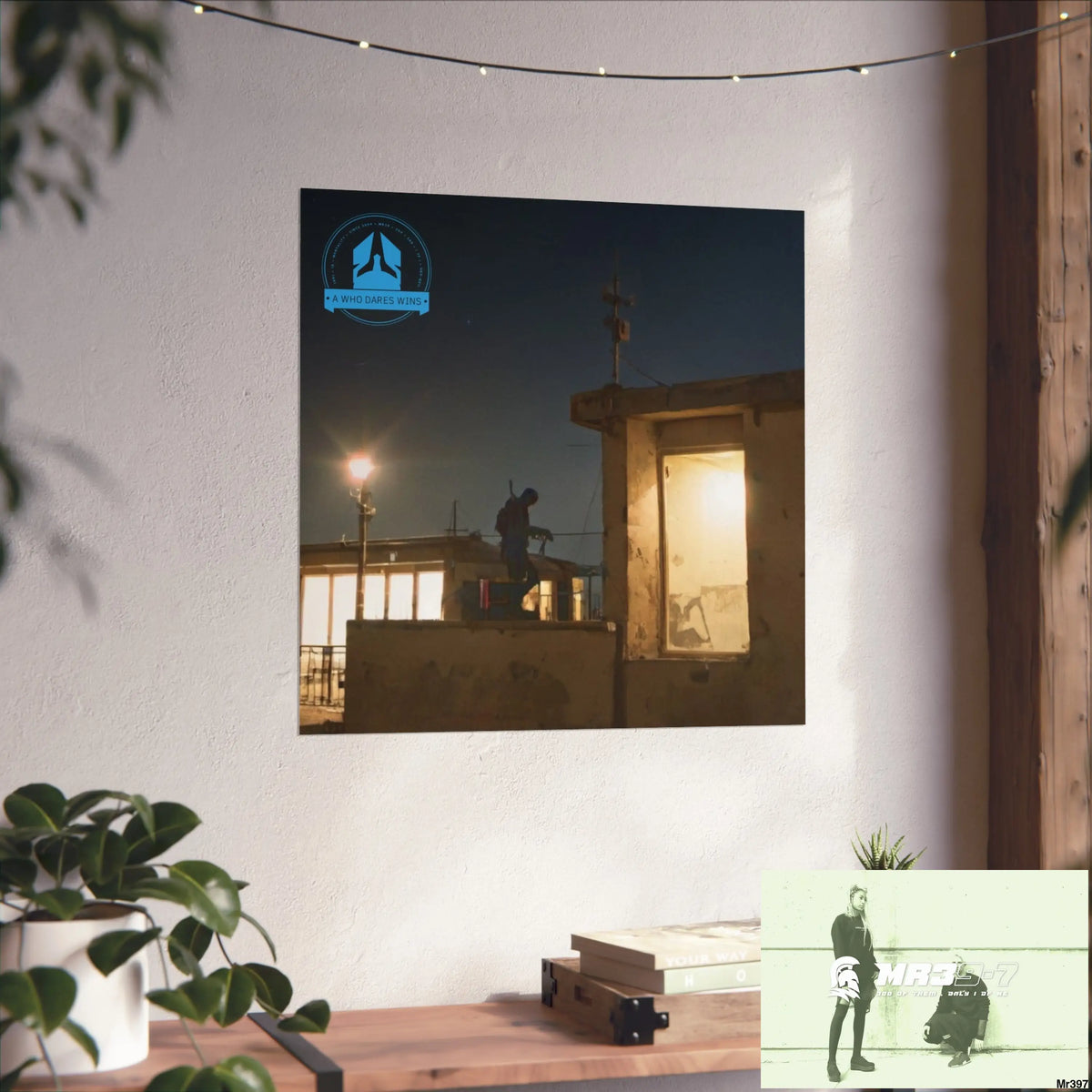 Banksy Style DAHAB GOLD SCENE 9“THE BREAK → THE HIGH MAST → THE JUMP → THE POLICE STATION ROOF”no 1 Fine Art Posters