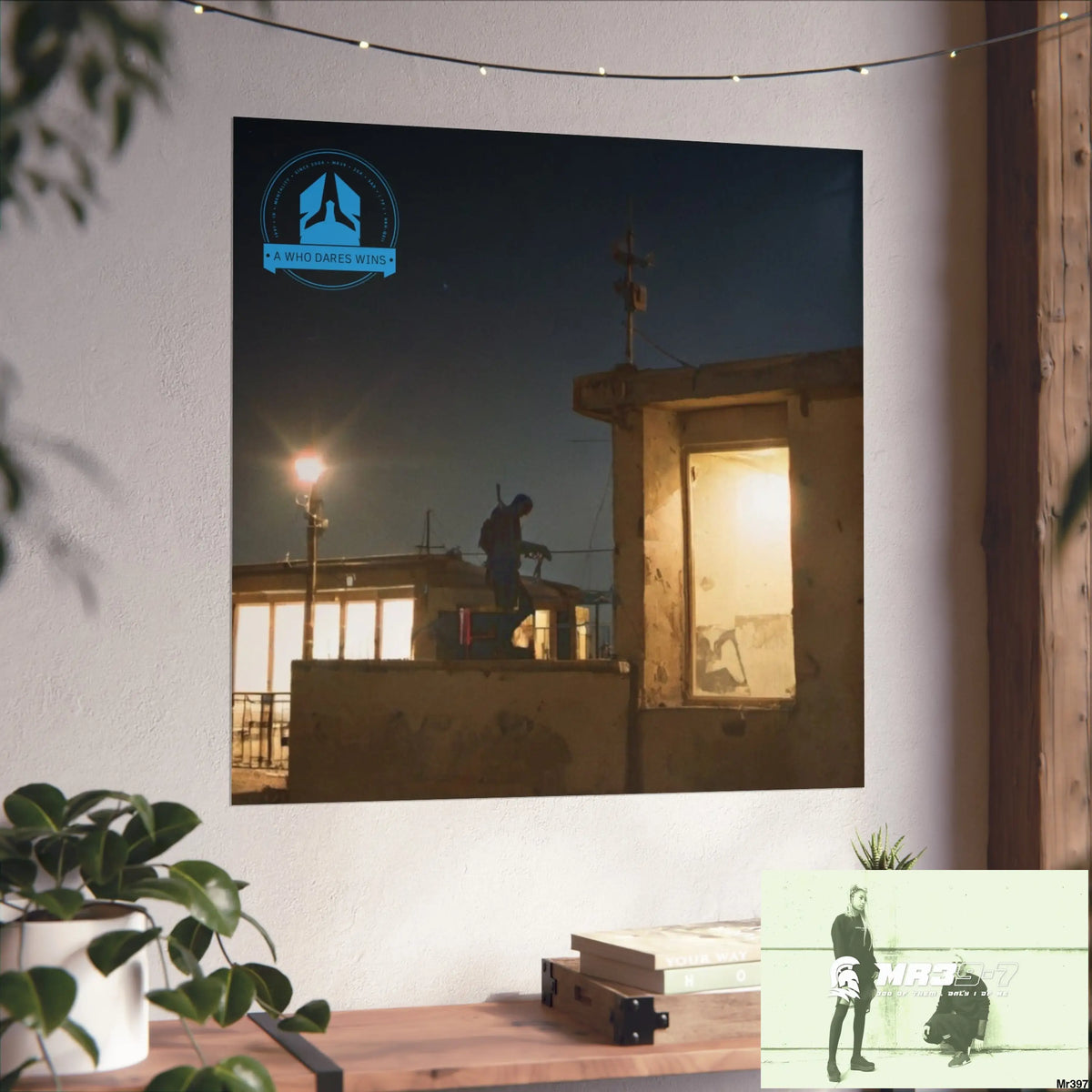 Banksy Style DAHAB GOLD SCENE 9“THE BREAK → THE HIGH MAST → THE JUMP → THE POLICE STATION ROOF”no 1 Fine Art Posters