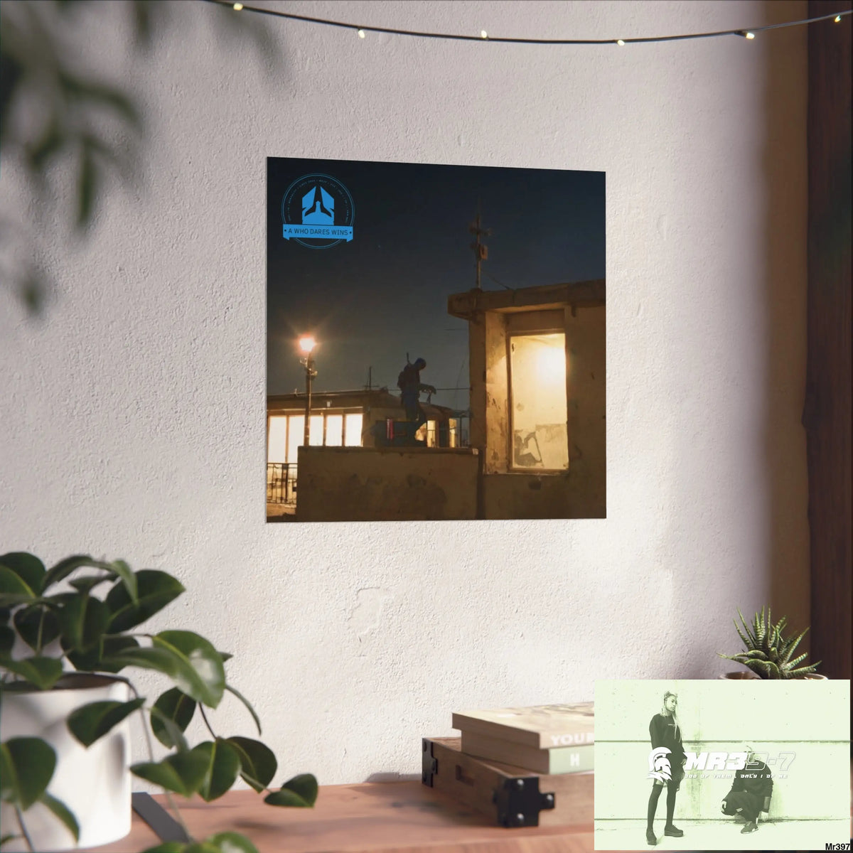 Banksy Style DAHAB GOLD SCENE 9“THE BREAK → THE HIGH MAST → THE JUMP → THE POLICE STATION ROOF”no 1 Fine Art Posters