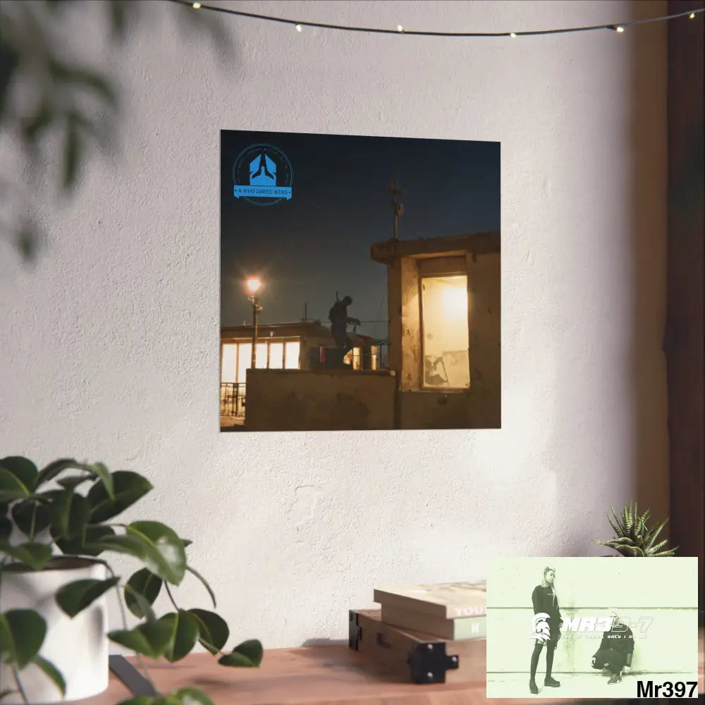 Banksy Style DAHAB GOLD SCENE 9“THE BREAK → THE HIGH MAST → THE JUMP → THE POLICE STATION ROOF”no 1 Fine Art Posters