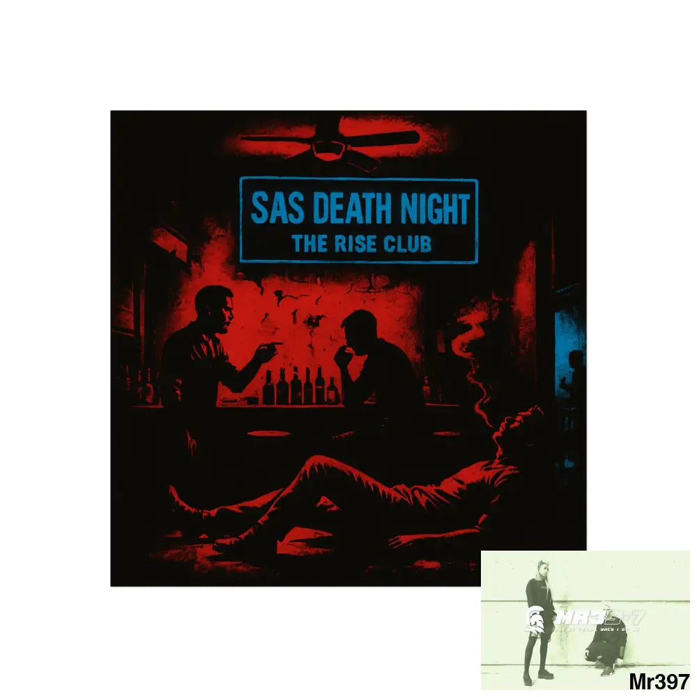 Banksy Style Death night Khao Lak Dec 04 1st SAS Link no 10 Fine Art Posters 30″ x 30″ / Matte Poster