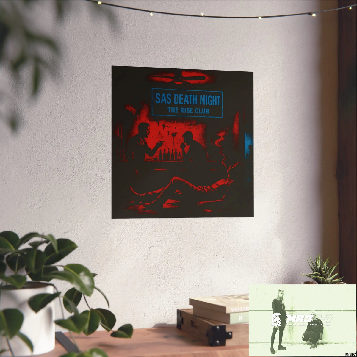 Banksy Style Death night Khao Lak Dec 04 1st SAS Link no 10 Fine Art Posters Poster