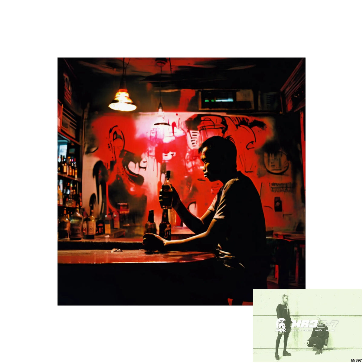 Banksy Style Death night Khao Lak Dec 04 1st SAS Link no 7 Fine Art Posters 24″ x 24″ / Matte Poster