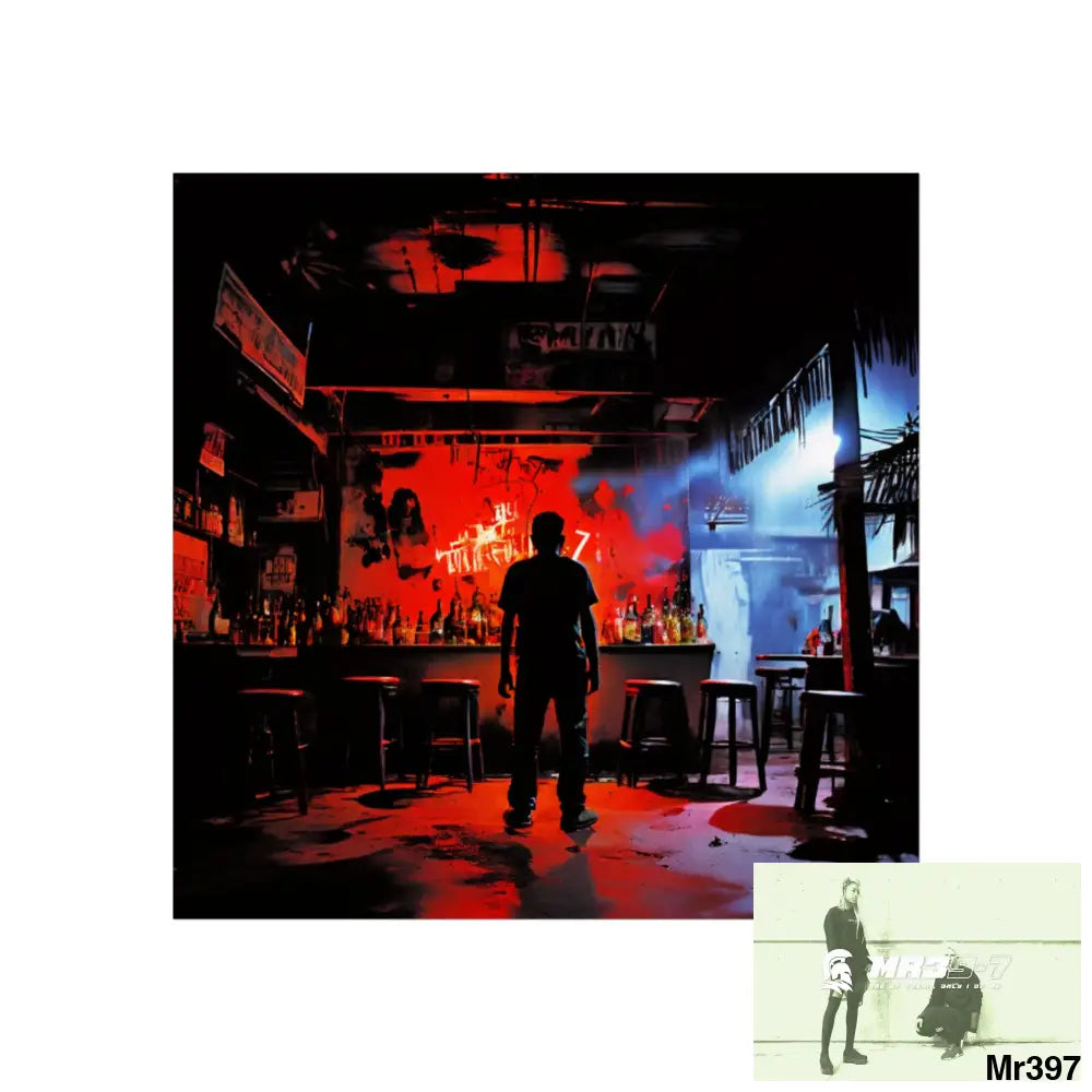 Banksy Style Death night Khao Lak Dec 04 1st SAS Link no 8 Fine Art Posters 30″ x 30″ / Matte Poster