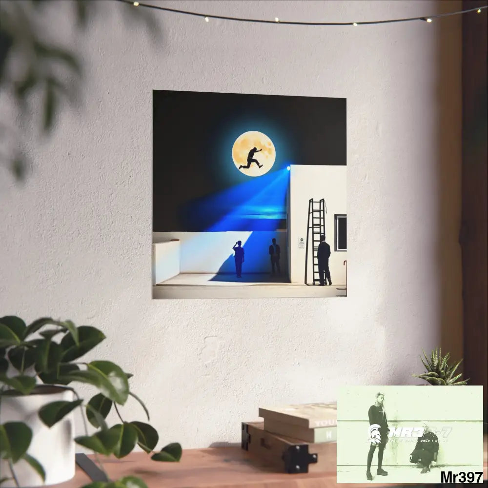 Banksy Style Escape - Break the cycle of death Dahab Egypt no 1 Fine Art Posters Poster