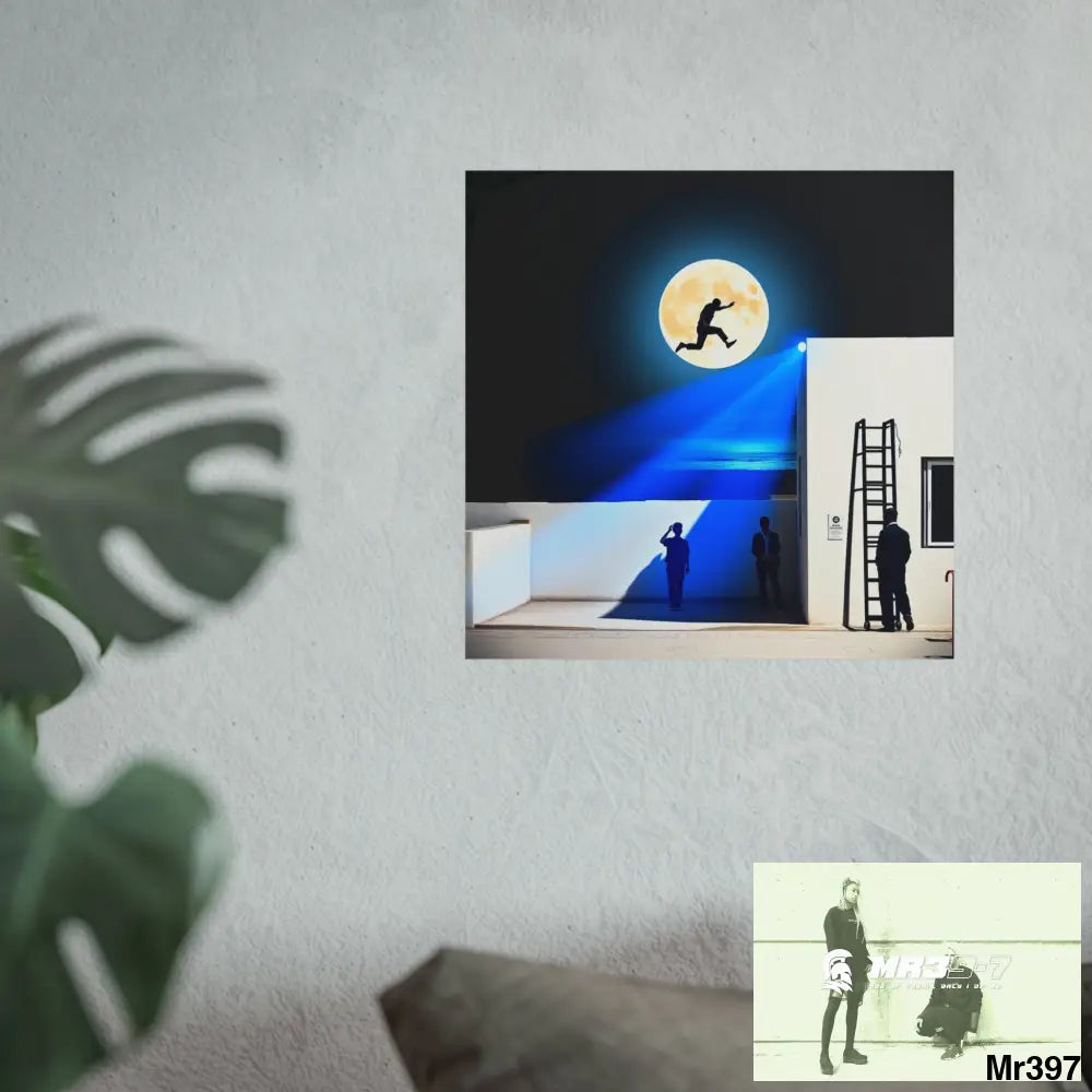 Banksy Style Escape - Break the cycle of death Dahab Egypt no 1 Fine Art Posters Poster