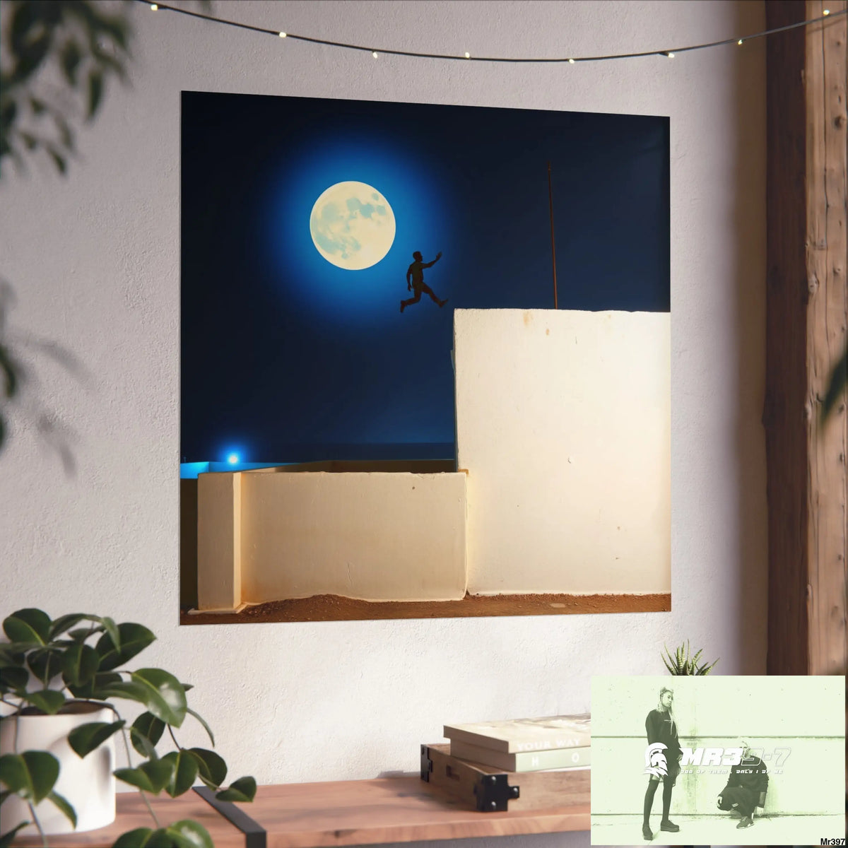 Banksy Style Escape - Break the cycle of death Dahab Egypt no 2 Fine Art Posters Poster