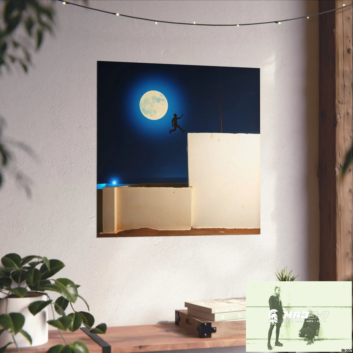 Banksy Style Escape - Break the cycle of death Dahab Egypt no 2 Fine Art Posters Poster