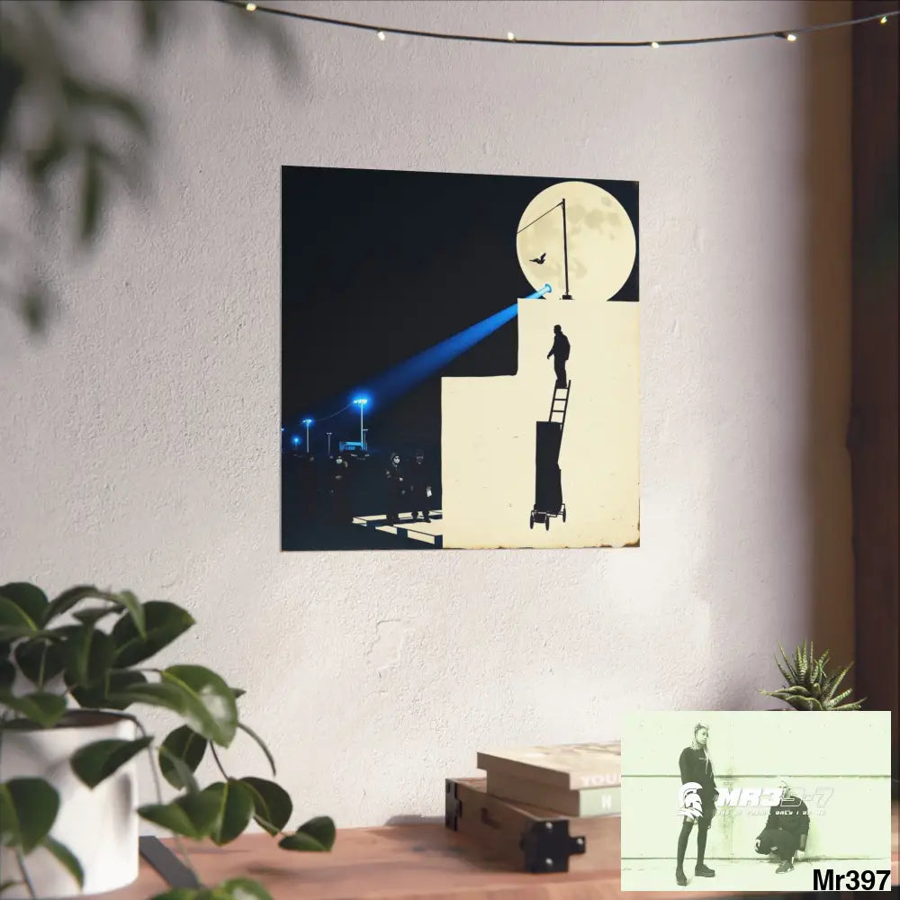 Banksy Style Escape - Break the cycle of death Dahab Egypt no 3 Fine Art Posters Poster