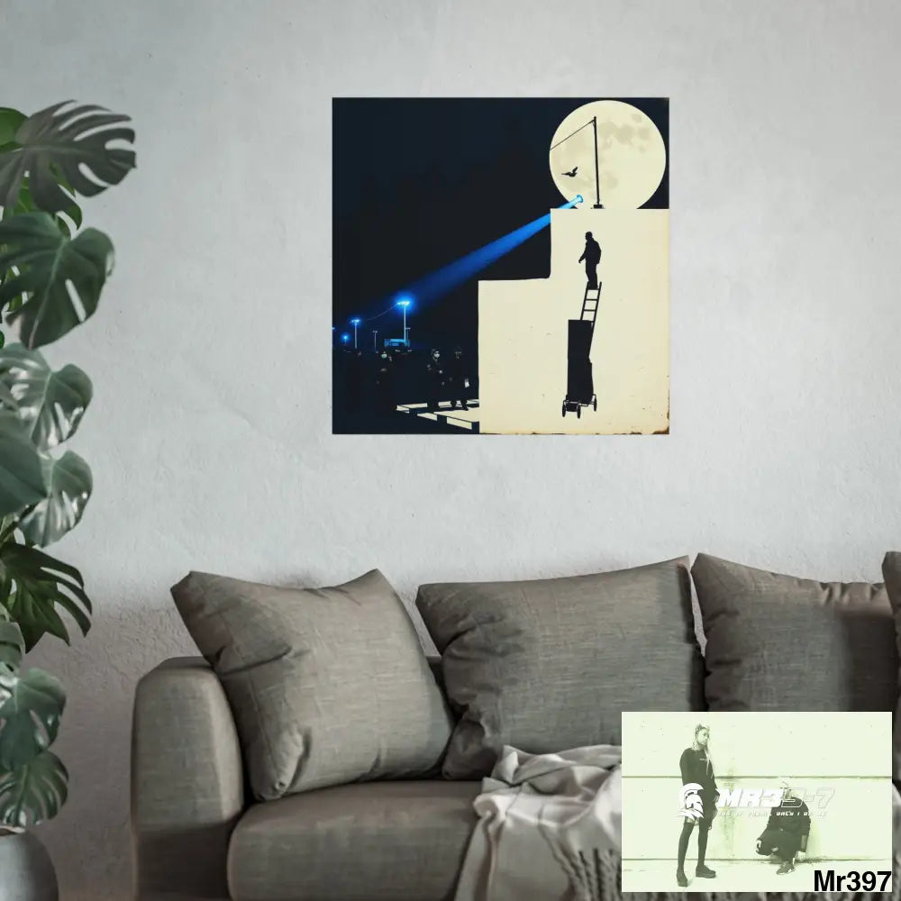 Banksy Style Escape - Break the cycle of death Dahab Egypt no 3 Fine Art Posters Poster