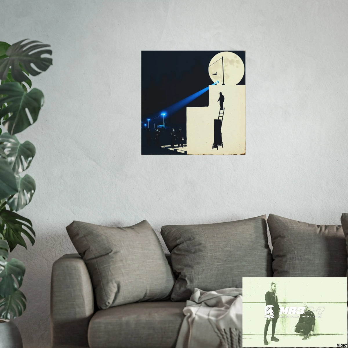 Banksy Style Escape - Break the cycle of death Dahab Egypt no 3 Fine Art Posters Poster