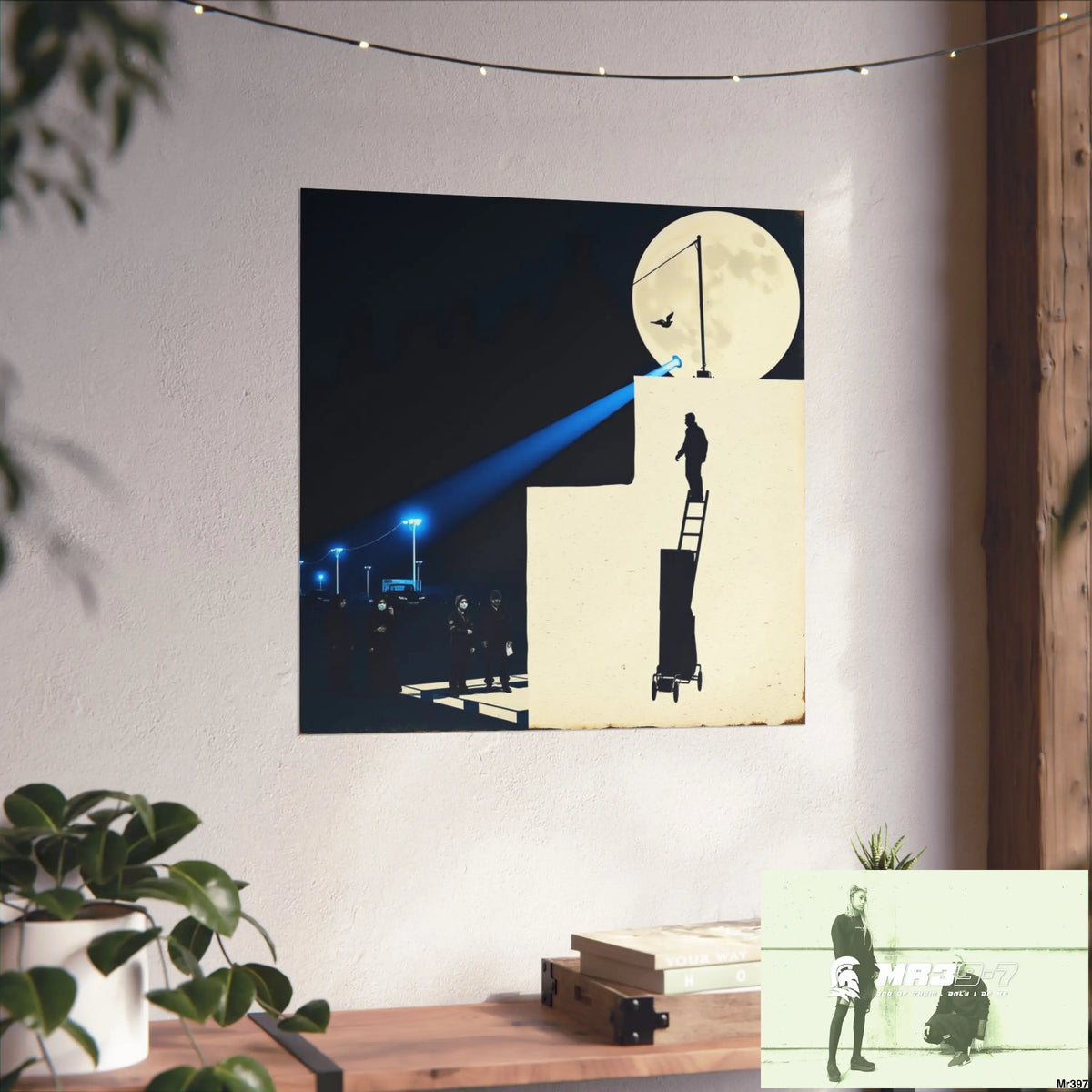 Banksy Style Escape - Break the cycle of death Dahab Egypt no 3 Fine Art Posters Poster