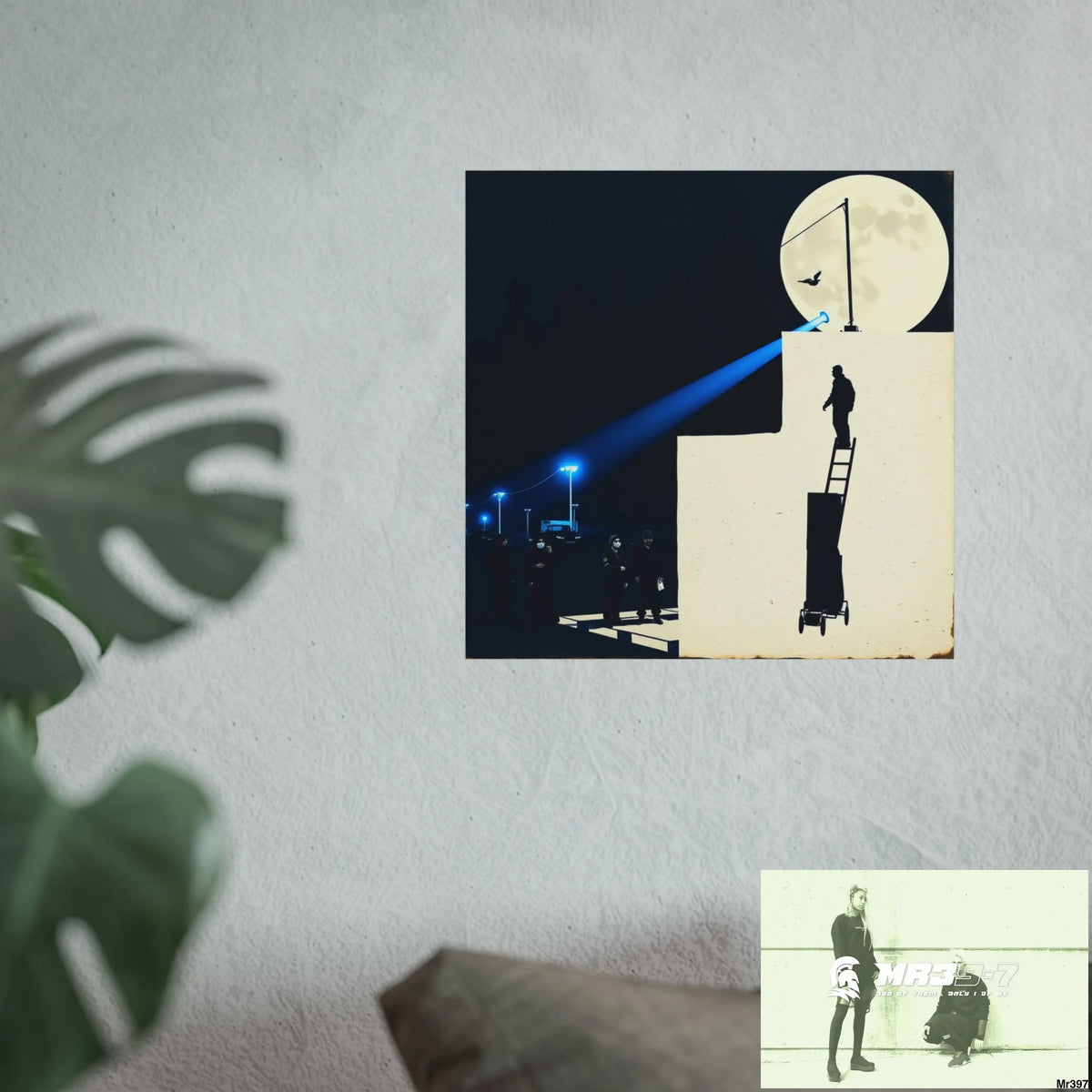 Banksy Style Escape - Break the cycle of death Dahab Egypt no 3 Fine Art Posters Poster