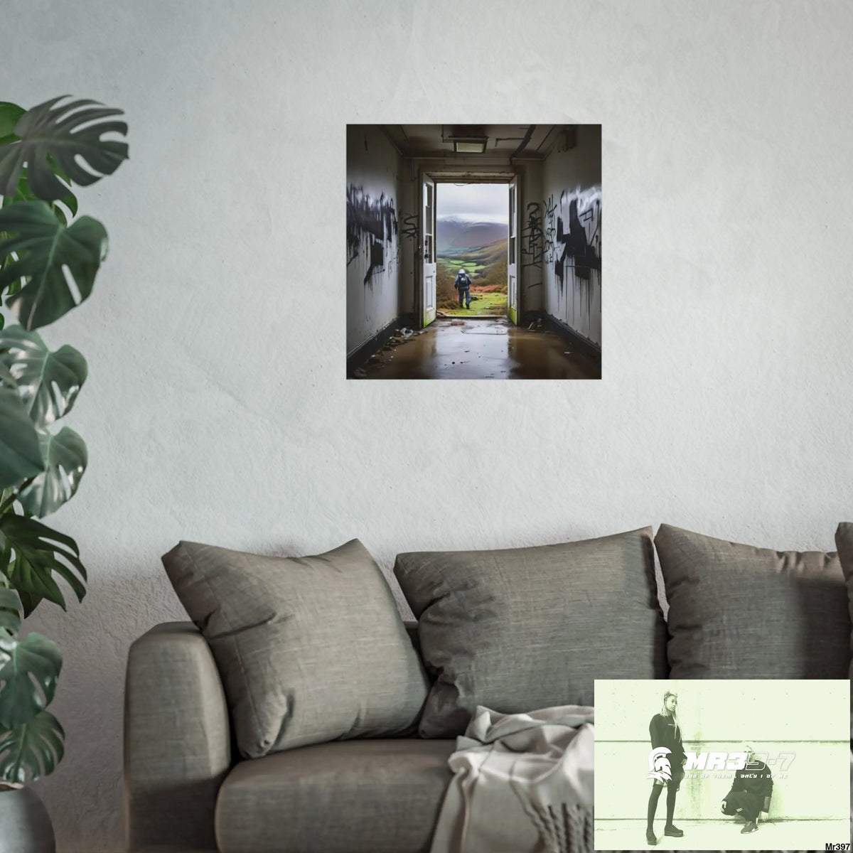 Banksy Style Escape from Hergest Assassination fail Nov -Dec 2013 no 10 Fine Art Posters Poster